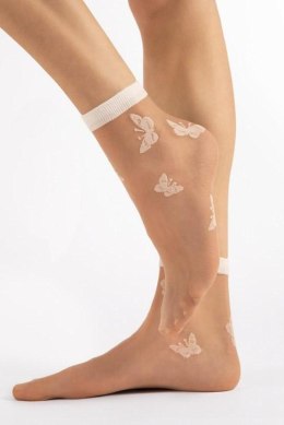 Skarpetki Model Summer 15 Den Nude/White - Fiore Fiore