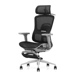 Fotel ergonomiczny ANGEL biurowy obrotowy Homer Czarno-Szary ANGEL