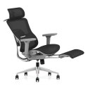 Fotel ergonomiczny ANGEL biurowy obrotowy Homer Czarno-Szary ANGEL