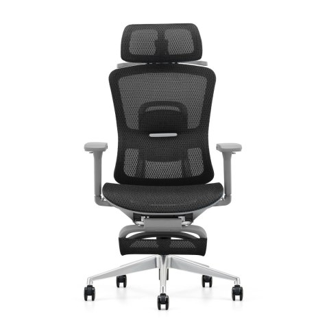 Fotel ergonomiczny ANGEL biurowy obrotowy Homer Czarno-Szary ANGEL Fotel ergonomiczny ANGEL biurowy obrotowy Homer Czarno-Szary ANGEL