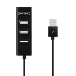 Hub USB Unitek Y-2140 4x USB 2.0 mini czarny Unitek