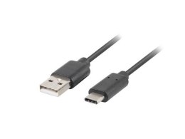 Kabel USB 2.0 Lanberg Type-C(M) - AM 1m czarny QC 3.0 LANBERG