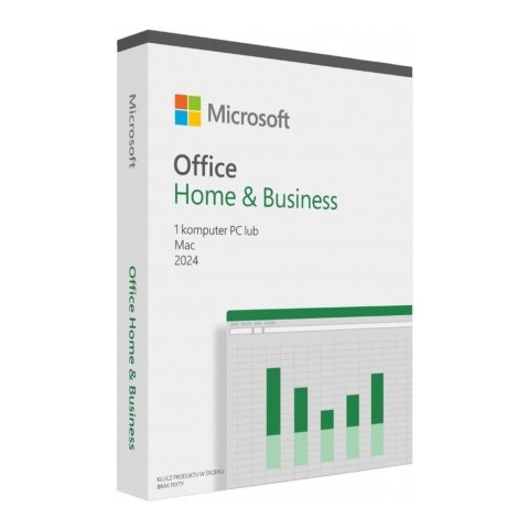 Oprogramowanie Microsoft Office Home and Business 2024 PL EuroZone BOX Microsoft Oprogramowanie Microsoft Office Home and Business 2024 PL EuroZone BOX Microsoft