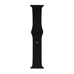 Pasek Beline do Apple Watch 42/44/45/49mm Silicone czarny Beline