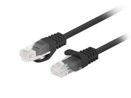 Patchcord Lanberg UTP kat.6 0,5m czarny 10-Pack LANBERG