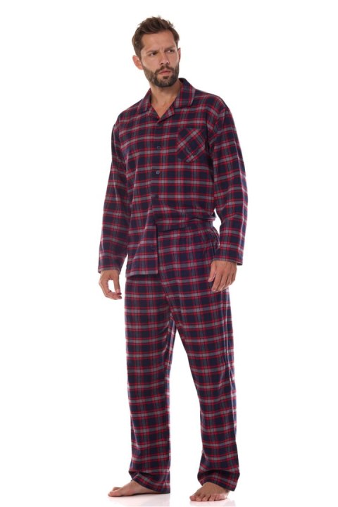 Piżama Męska Model Ben PR 2471 Dark Blue - L&L collection L&L collection Piżama Męska Model Ben PR 2471 Dark Blue - L&L collection L&L collection