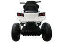 Quad na Akumulator BDM0906 Pompowane Koła Biały LEAN CARS