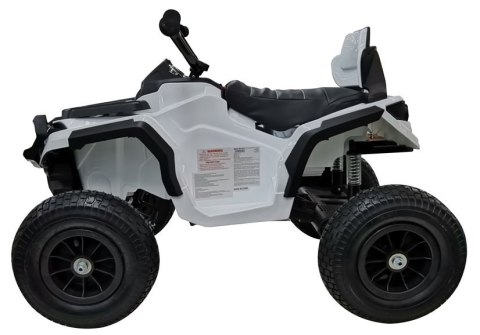 Quad na Akumulator BDM0906 Pompowane Koła Biały LEAN CARS Quad na Akumulator BDM0906 Pompowane Koła Biały LEAN CARS