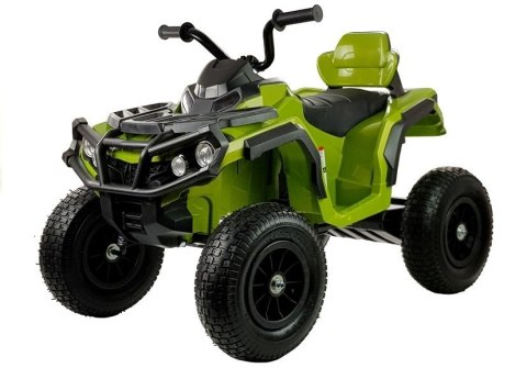 Quad na Akumulator BDM0906 Pompowane Koła Zielony LEAN CARS Quad na Akumulator BDM0906 Pompowane Koła Zielony LEAN CARS
