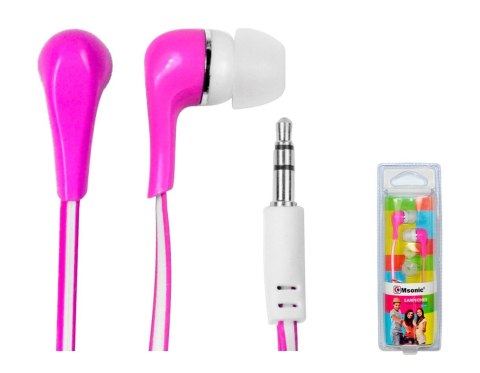 Słuchawki Msonic MH132EP różowe Msonic Słuchawki Msonic MH132EP różowe Msonic