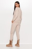 Spodnie Komplet Model NU379 Light Beige - Numinou Numinou Spodnie Komplet Model NU379 Light Beige - Numinou Numinou