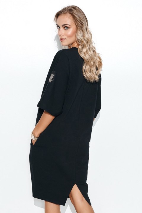 Sukienka Model M708 Black - Makadamia Makadamia Sukienka Model M708 Black - Makadamia Makadamia