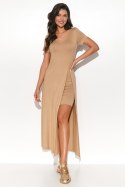 Sukienka Model NU434 Beige - Numinou Numinou Sukienka Model NU434 Beige - Numinou Numinou