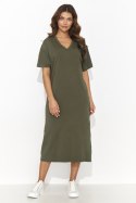 Sukienka Model NU467 Khaki - Numinou Numinou Sukienka Model NU467 Khaki - Numinou Numinou