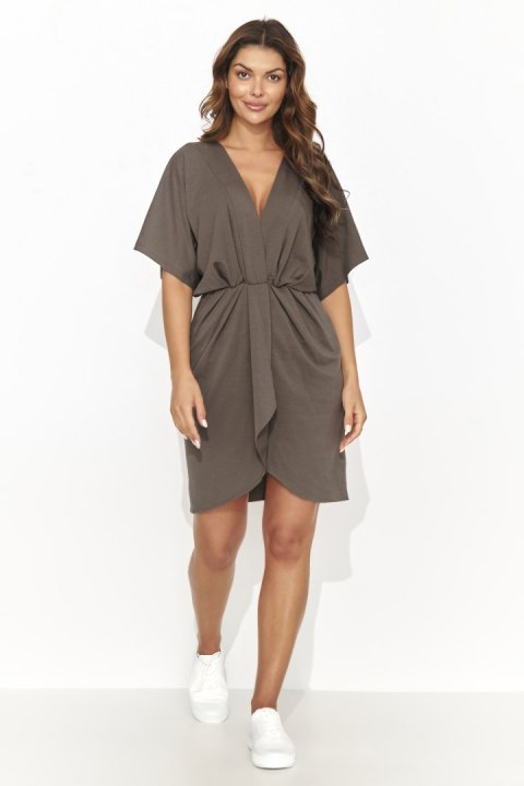 Sukienka Model NU469 Brown - Numinou Numinou Sukienka Model NU469 Brown - Numinou Numinou