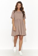 Sukienka Model NU470 Mocca - Numinou Numinou Sukienka Model NU470 Mocca - Numinou Numinou