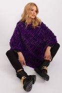 Sweter Ponczo Model AT-PN-2347.68 Dark Violet - AT AT