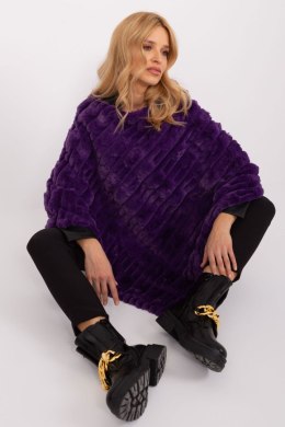 Sweter Ponczo Model AT-PN-2347.68 Dark Violet - AT AT