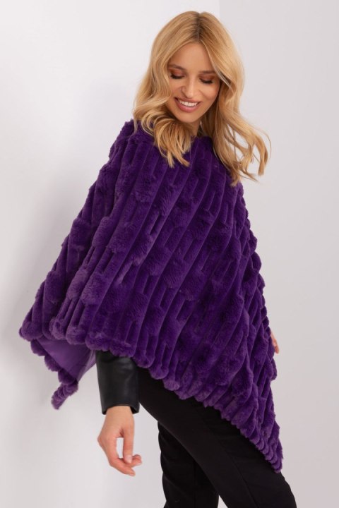 Sweter Ponczo Model AT-PN-2347.68 Dark Violet - AT AT
