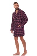 Szlafrok Męski Model Ben BJ Short 2470 Dark Blue - L&L collection L&L collection