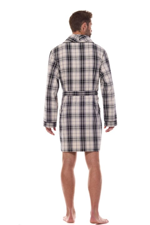 Szlafrok Męski Model Ben BJ Short 2470 Grafit - L&L collection L&L collection Szlafrok Męski Model Ben BJ Short 2470 Grafit - L&L collection L&L collection