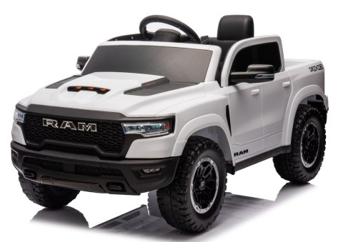 Auto Na Akumulator ZB618 Dodge Ram Biały LEAN CARS Auto Na Akumulator ZB618 Dodge Ram Biały LEAN CARS
