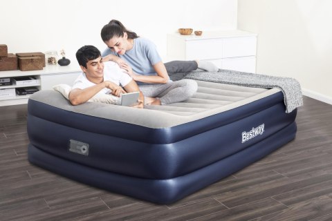 Dmuchany Materac Dwuosobowy Z Pompką 203 x 152 x 61 cm Bestway 67690 Bestway Dmuchany Materac Dwuosobowy Z Pompką 203 x 152 x 61 cm Bestway 67690 Bestway