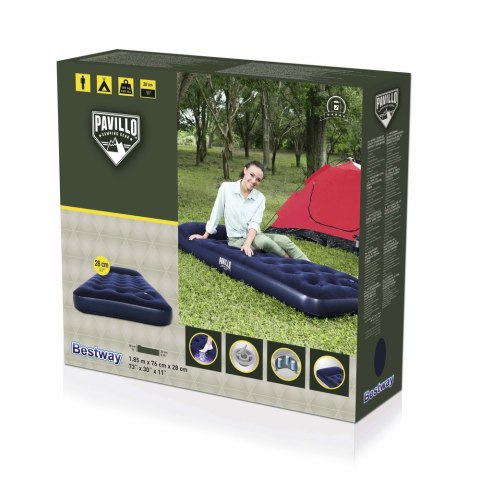 Dmuchany Materac Jednoosobowy 185 x 76 x 28 cm Bestway 67223 Bestway Dmuchany Materac Jednoosobowy 185 x 76 x 28 cm Bestway 67223 Bestway