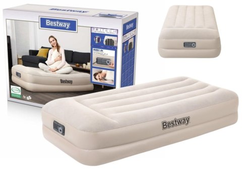 Dmuchany Materac Jednoosobowy Z Pompką 191 x 97 x 42 cm Bestway 67694 Bestway