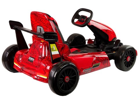 Gokart Na Akumulator XMX619 Czerwony Lakierowany Spider LEAN CARS Gokart Na Akumulator XMX619 Czerwony Lakierowany Spider LEAN CARS