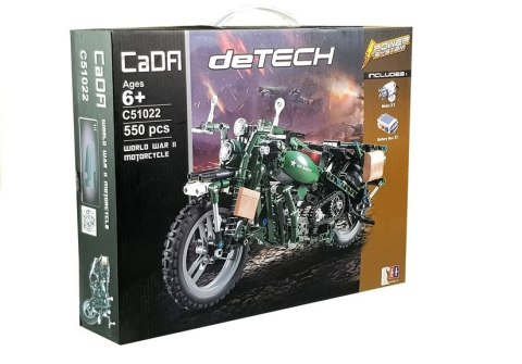 Klocki Konstrukcyjne Cada Motocykl Militarny 550el CaDA Klocki Konstrukcyjne Cada Motocykl Militarny 550el CaDA