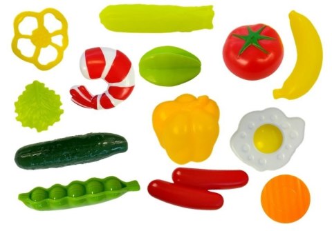 Kuchnia Dziecięca Para Światła Dźwięki Talerze Garnki Akcesoria 65 el. LEAN Toys