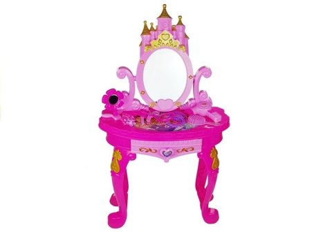 Toaletka z Krzesłem Na Nóżkach Akcesoria LEAN Toys