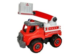 Wóz Strażacki Do Rozkręcania Drabina + Narzędzia LEAN Toys