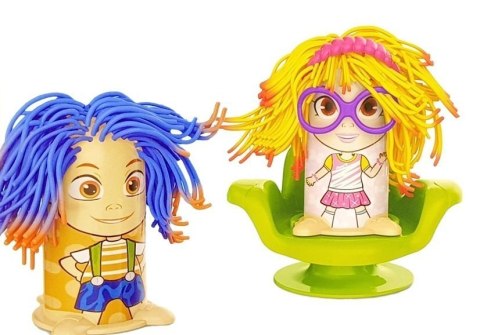 Zestaw Ciastolina Fryzjer Wyciskarka do Włosów LEAN Toys Zestaw Ciastolina Fryzjer Wyciskarka do Włosów LEAN Toys