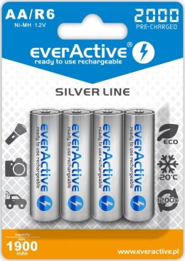 Akumulatorki AA/R6 everActive Silver Line 2000 mAh 4 sztuki Everactive