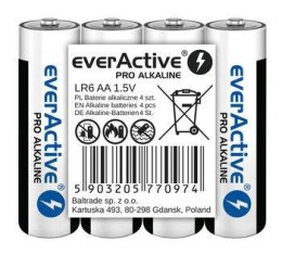 Baterie alkaliczne AA/LR6 everActive Pro Alkaline 4 sztuki Everactive