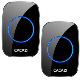 Bezprzewodowy Dzwonek Wodoszczelny 25 Melodii Dwa Odbiorniki LEAN