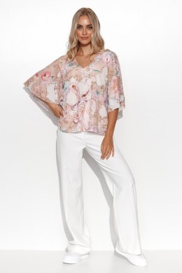 Bluzka Model M800 Siatka 40 - Makadamia Makadamia