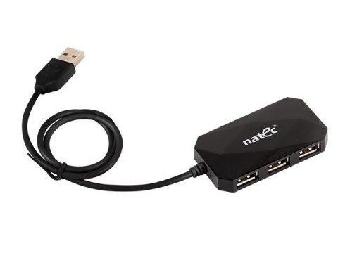 Hub USB Natec NHU-0647 LOCUST 4xUSB 2.0 czarny Natec Hub USB Natec NHU-0647 LOCUST 4xUSB 2.0 czarny Natec