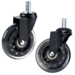 Kauczukowe Kółko Do Fotela Przezroczyste Ciche 1 Szt LEAN