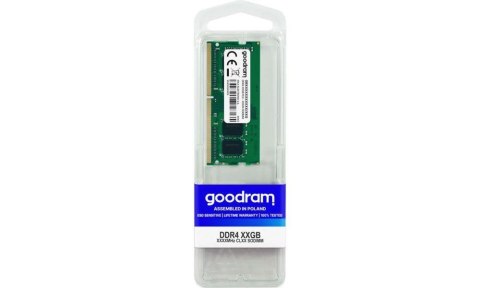 Pamięć SODIMM DDR4 GOODRAM 16GB 3200MHz CL22 Goodram Pamięć SODIMM DDR4 GOODRAM 16GB 3200MHz CL22 Goodram
