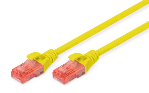 Patchcord DIGITUS UTP kat. 6 0,5m PVC żółty Digitus