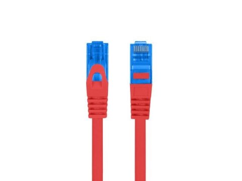 Patchcord Lanberg S/FTP kat.6A 3m LSZH CCA fluke passed czerwony LANBERG