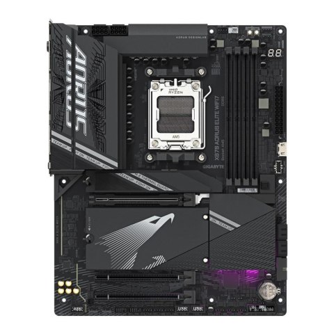 Płyta Gigabyte X870 AORUS ELITE WIFI7 /AMD X870/DDR5/SATA3/M.2/USB4/PCIe5.0/WiFi/BT/AM5/ATX Gigabyte