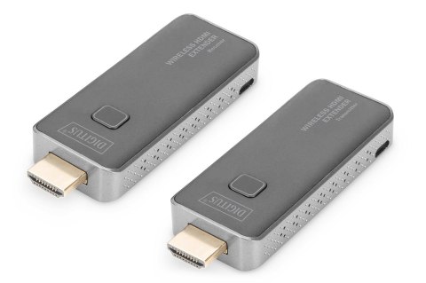Przedłużacz/Extender DIGITUS HDMI bezprzewodowy 50m 1080p 60Hz FHD 5GHz, audio (zestaw) Digitus