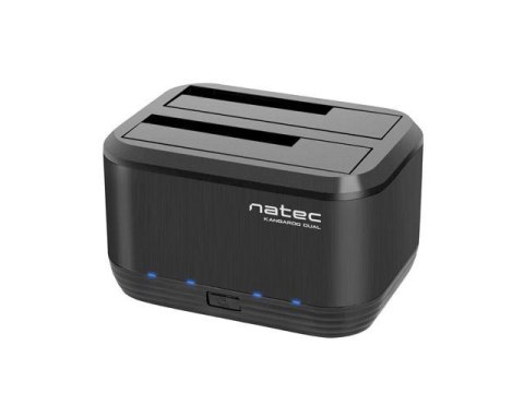 Stacja dokująca HDD/SSD Natec Kangaroo Dual SATA 2.5" + 3.5" USB 3.0 + zasilacz Natec