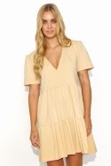Sukienka Model M819 Piasek - Makadamia Makadamia
