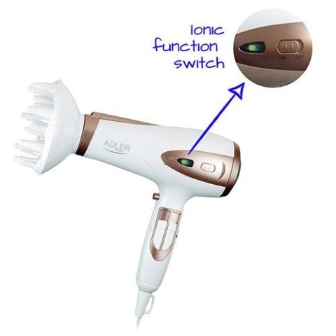 Suszarka do włosów Adler AD 2248 jonizacja, 2200W Adler Suszarka do włosów Adler AD 2248 jonizacja, 2200W Adler