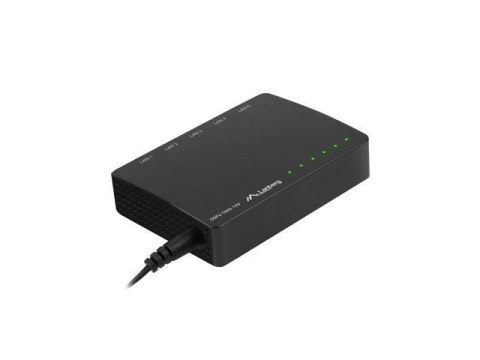 Switch niezarządzalny Lanberg DSP2-1005-12V 5-Port 1000Mb/s Desktop 12V LANBERG Switch niezarządzalny Lanberg DSP2-1005-12V 5-Port 1000Mb/s Desktop 12V LANBERG